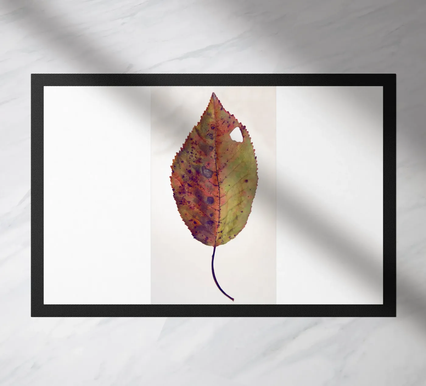 Feuille de cerisier paillasson de Teresa André