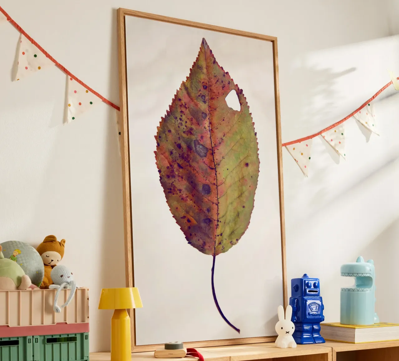 Cherry leaf acryl van Teresa André