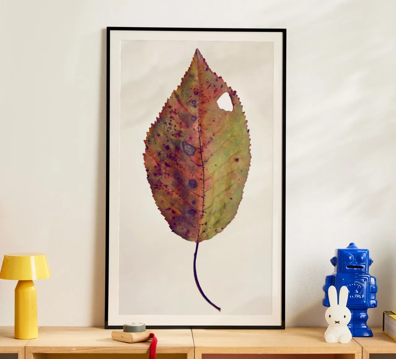 Cherry leaf poster by Teresa André