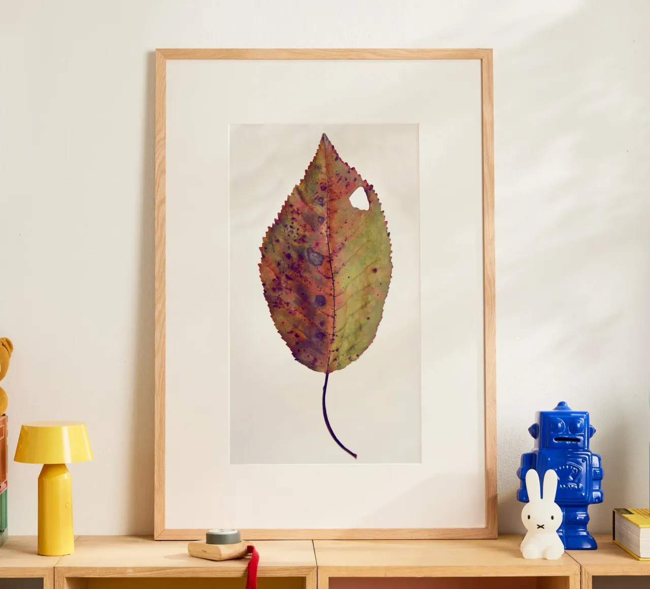 Cherry leaf poster by Teresa André