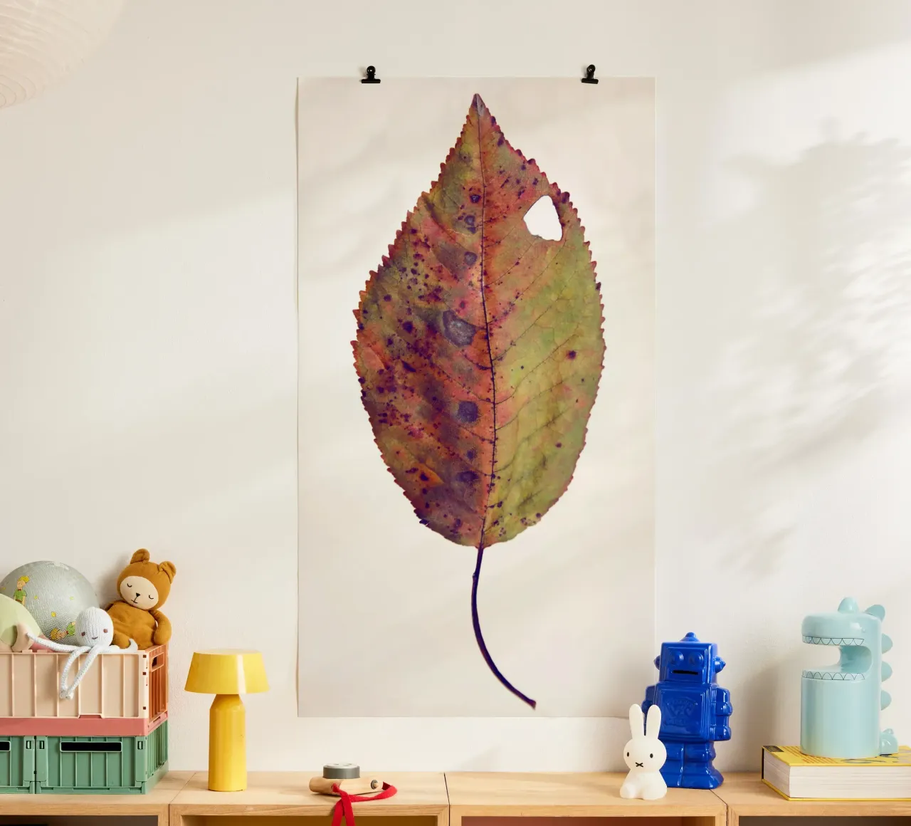 Cherry leaf poster by Teresa André