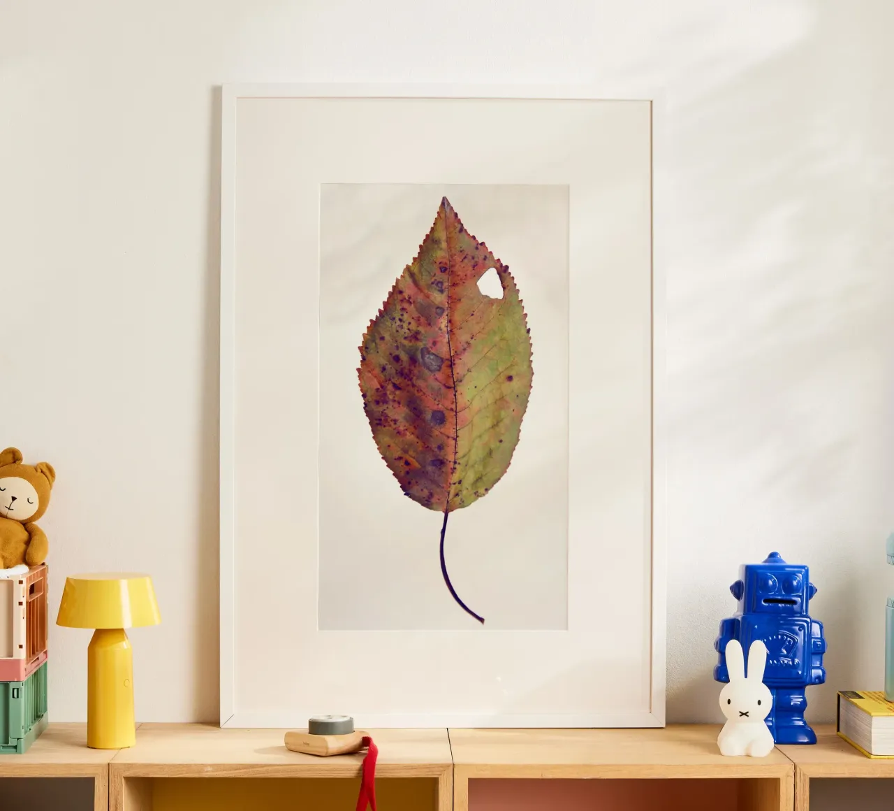 Cherry leaf poster by Teresa André