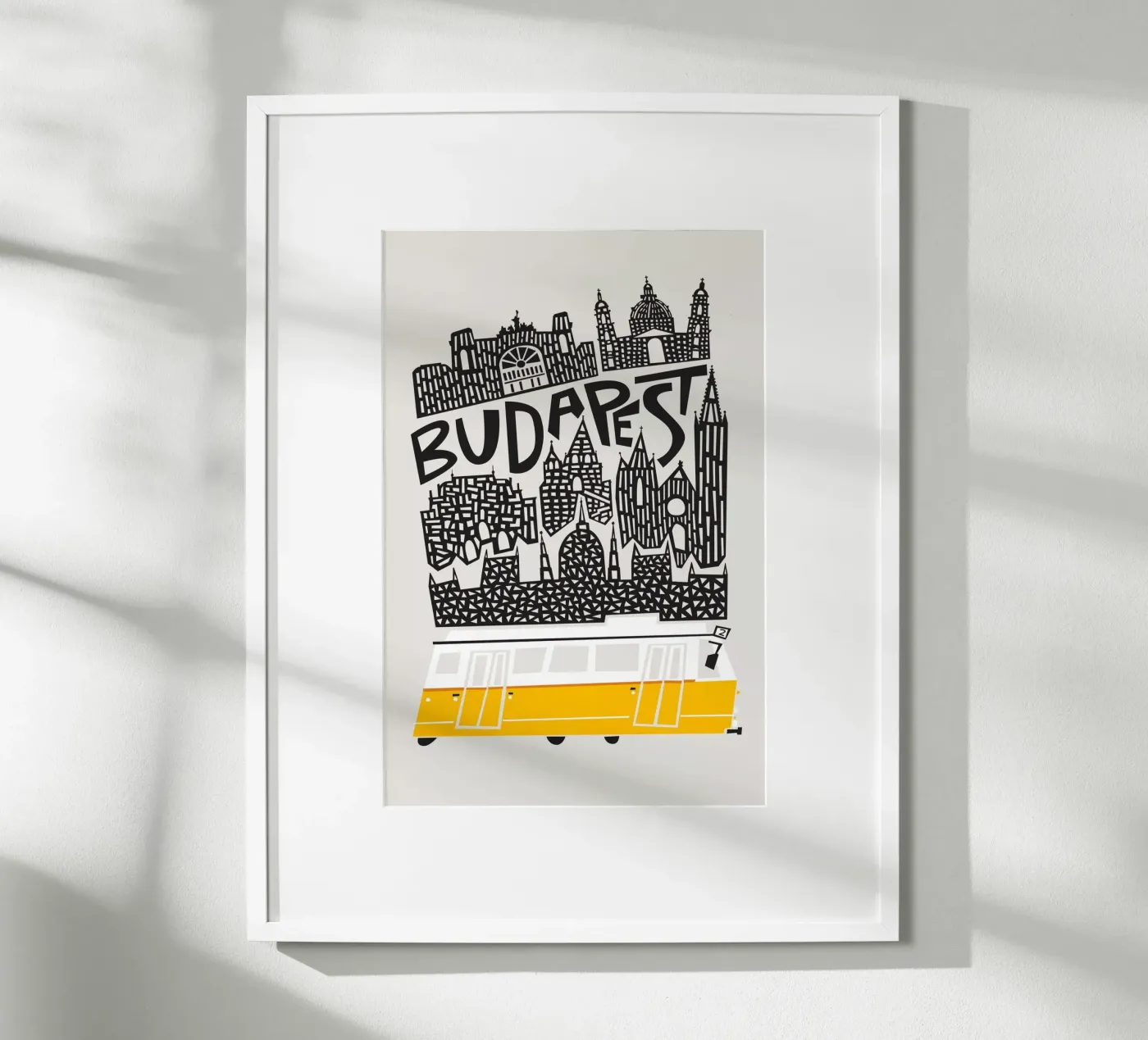 Boedapest poster van Fox & Velvet