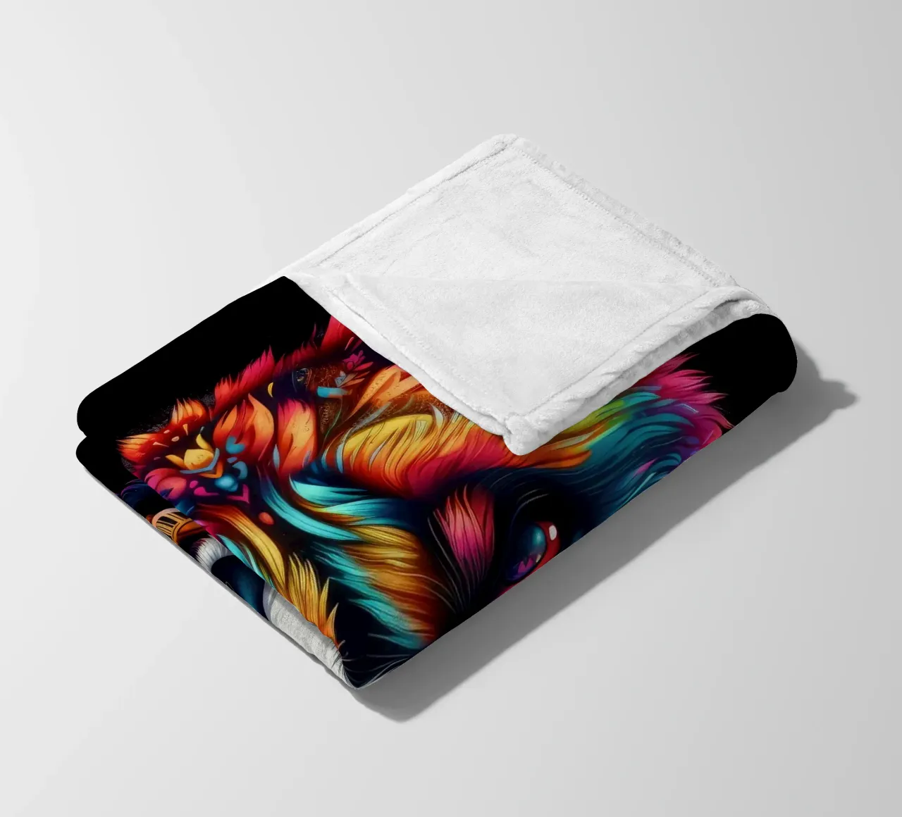Tatoo Panda coperta in pile da Animal Portraits
