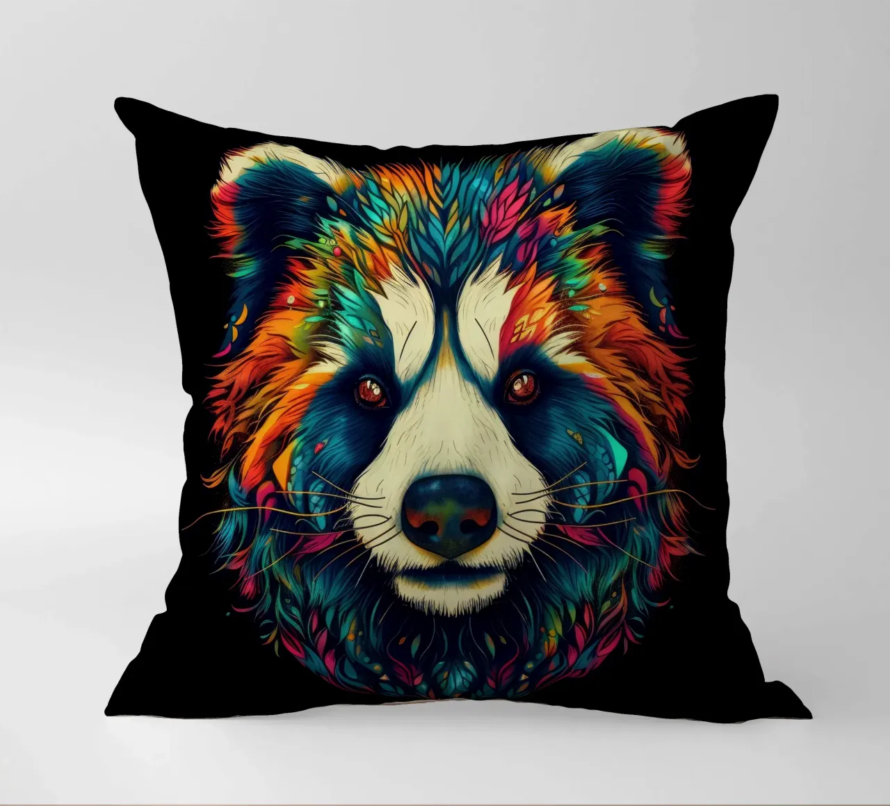 Tatoo Panda cuscino da Animal Portraits