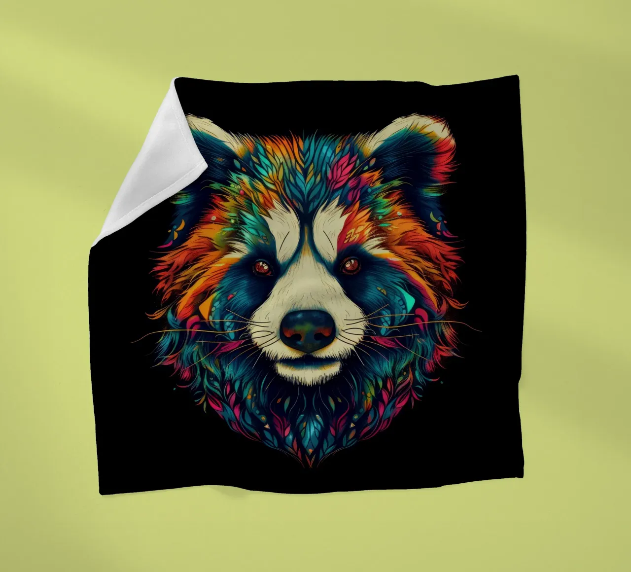Tatoo Panda coperta in pile da Animal Portraits