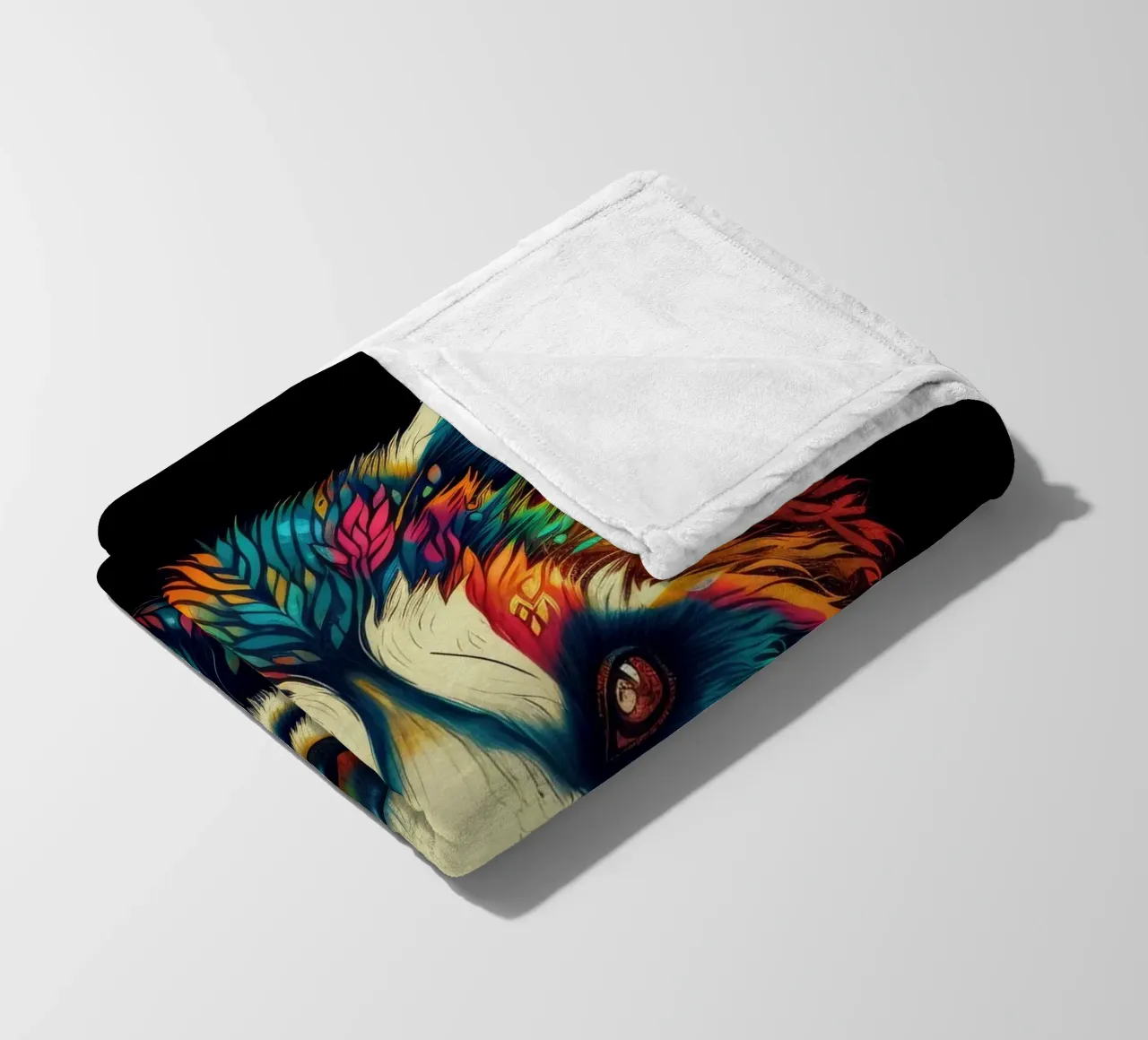 Tatoo Panda coperta in pile da Animal Portraits