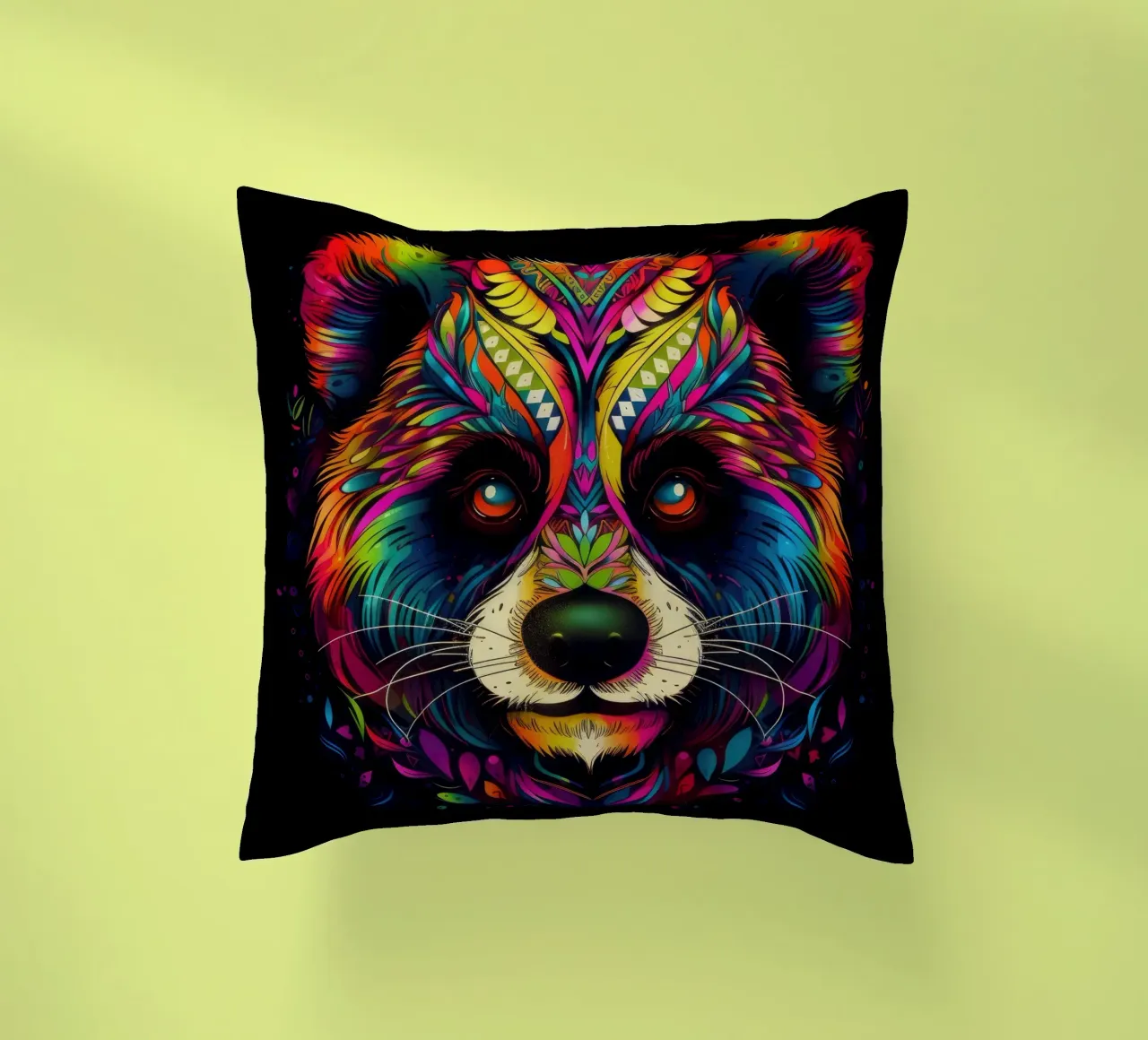Tatoo Panda cuscino da Animal Portraits