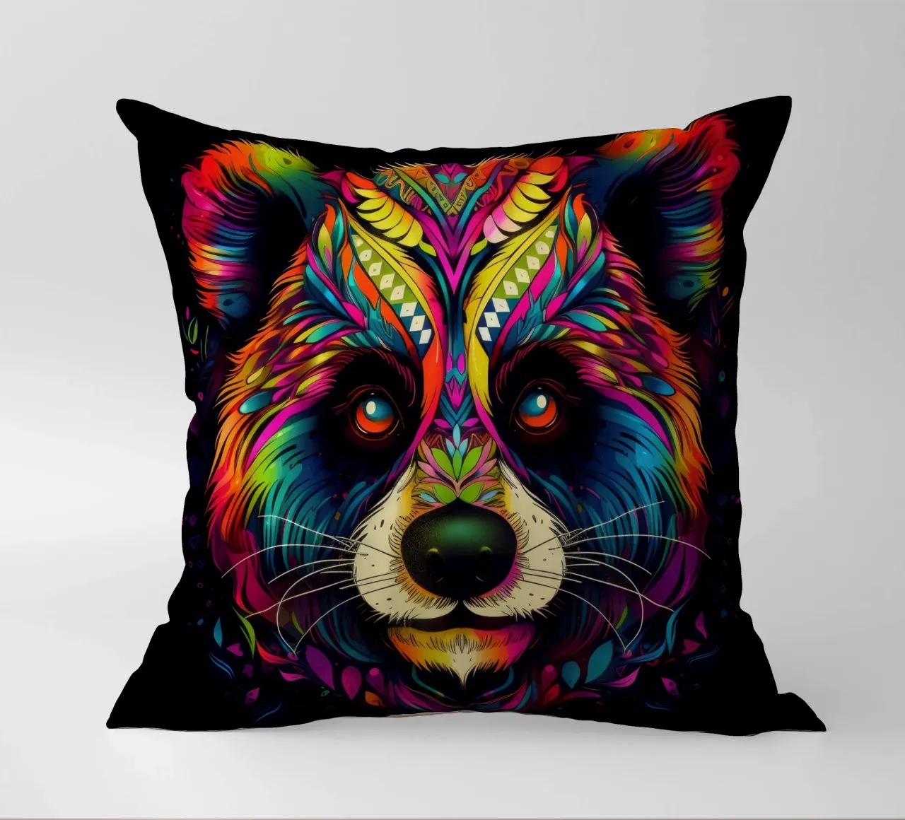 Tatoo Panda cuscino da Animal Portraits