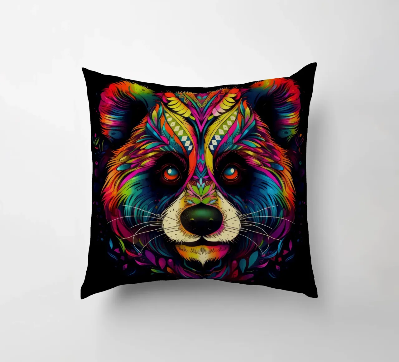 Tatoo Panda cuscino da Animal Portraits