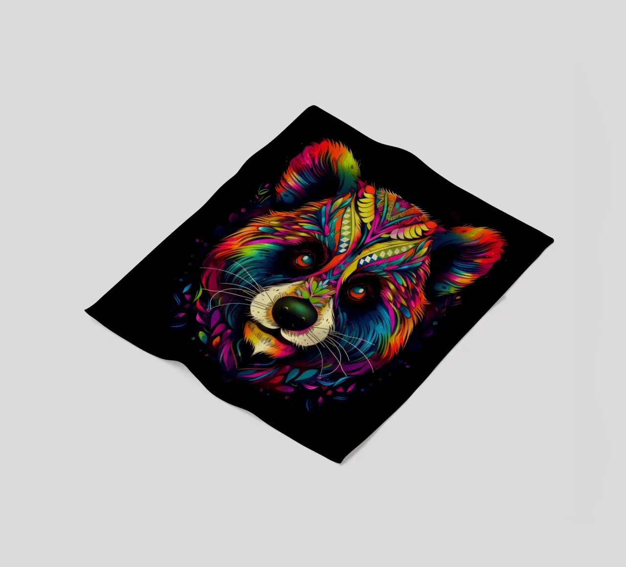 Tatoo Panda coperta in pile da Animal Portraits