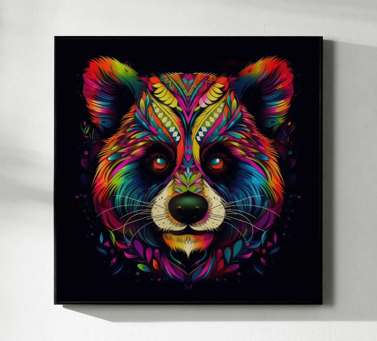Tatoo Panda plexiglass da Animal Portraits