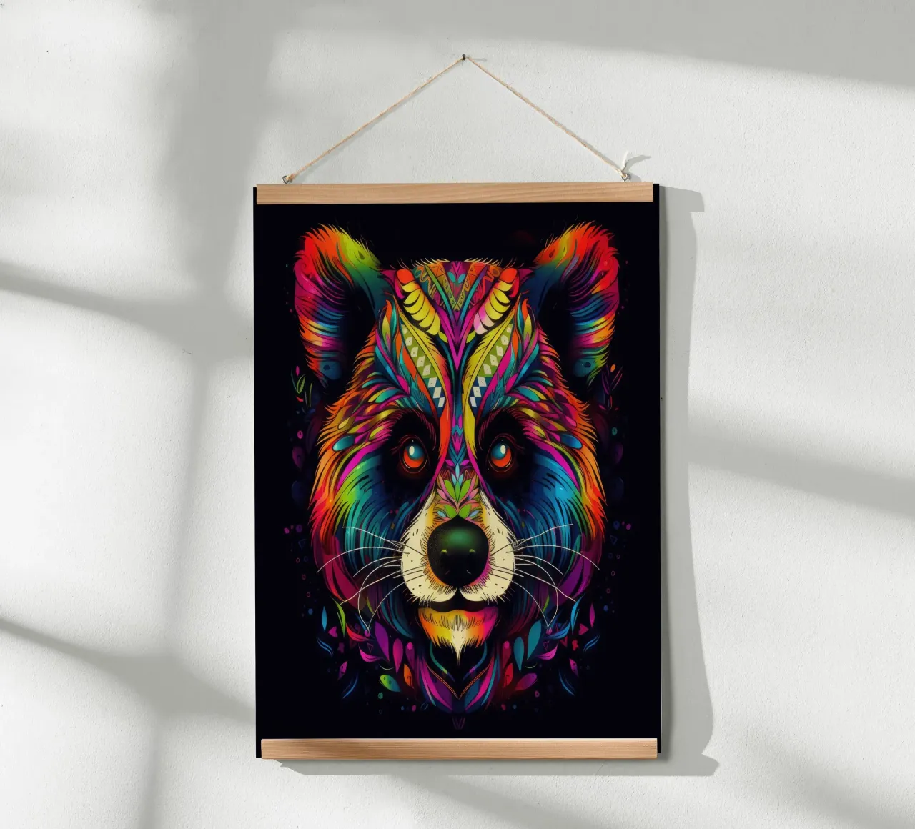 Tatoo Panda carta hahnemühle da Animal Portraits