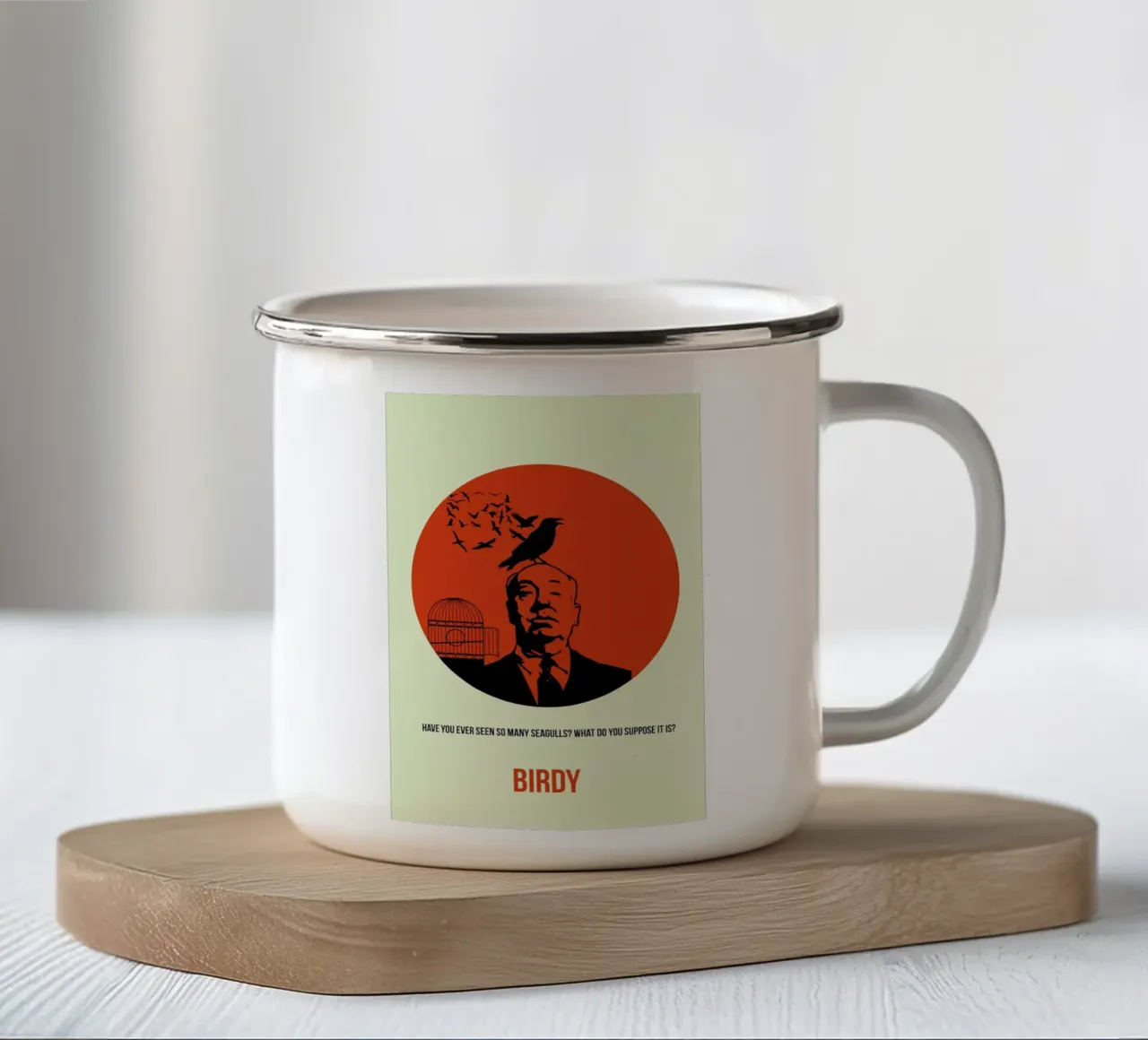 Birdy Poster 2 tazza in smalto da Naxart