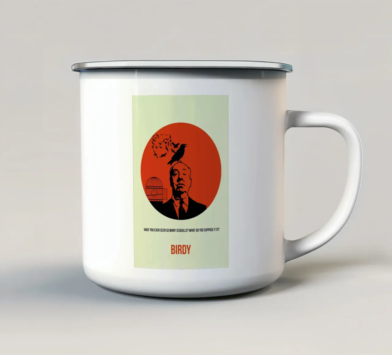 Birdy Poster 2 tazza in smalto da Naxart