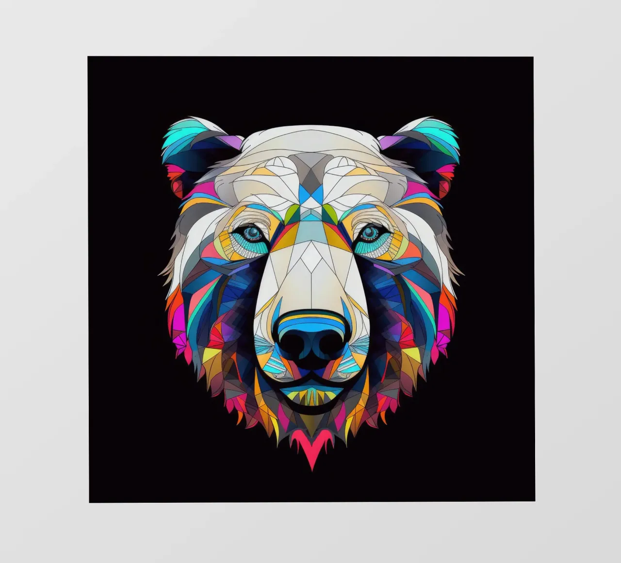 Orso polare tatoo pellicola backlit da Animal Portraits