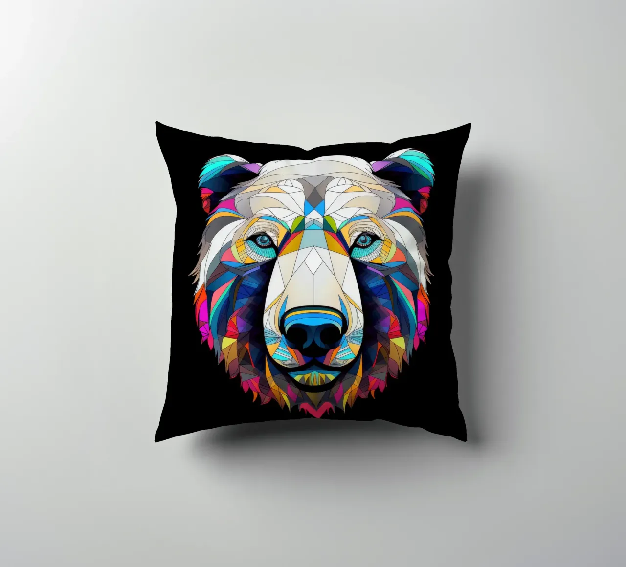 Orso polare tatoo cuscino da Animal Portraits