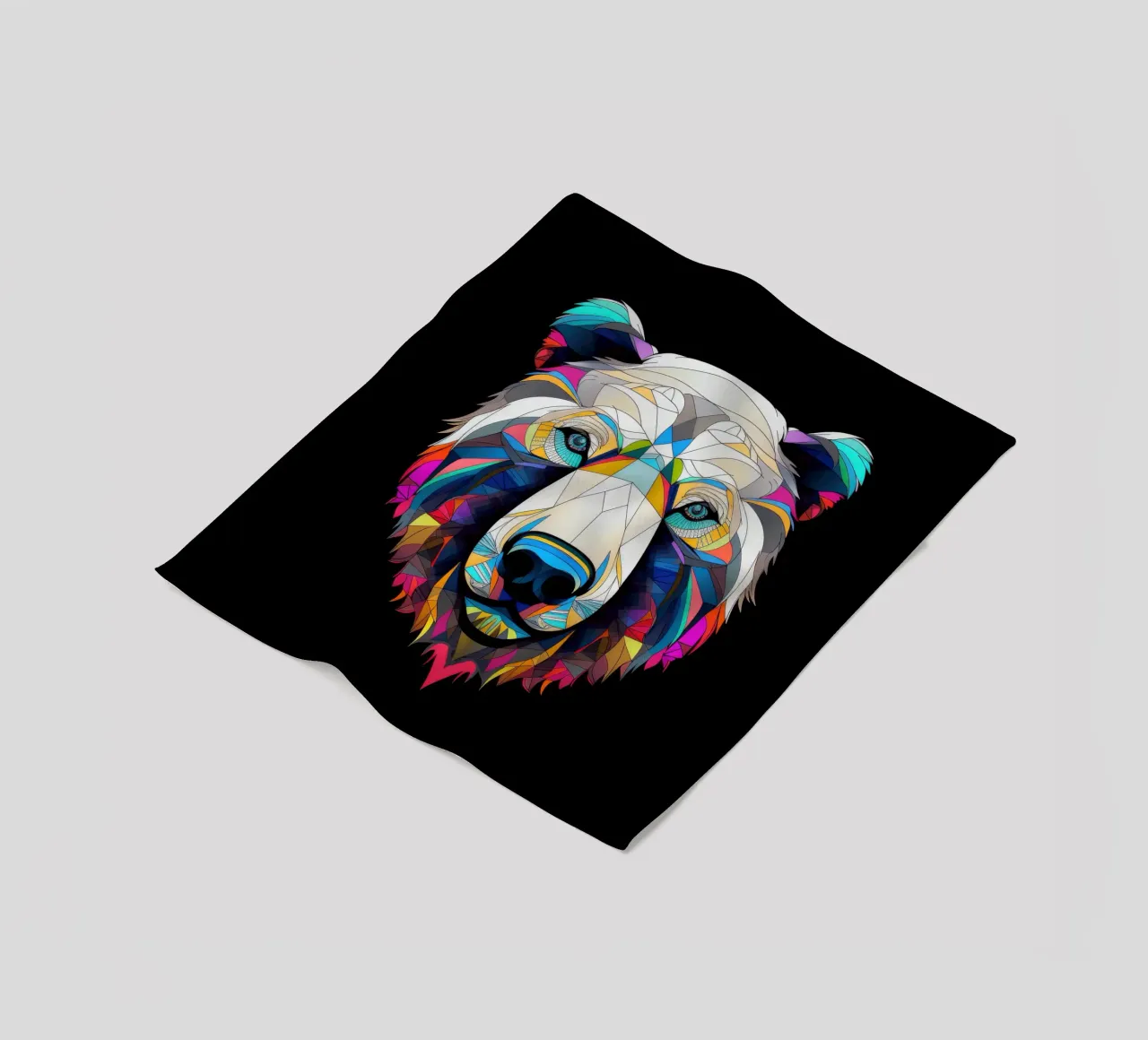 Orso polare tatoo coperta in pile da Animal Portraits