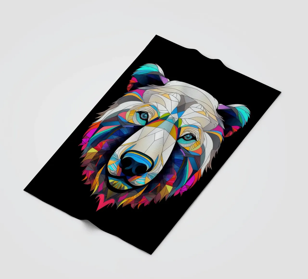 Orso polare tatoo coperta in pile da Animal Portraits