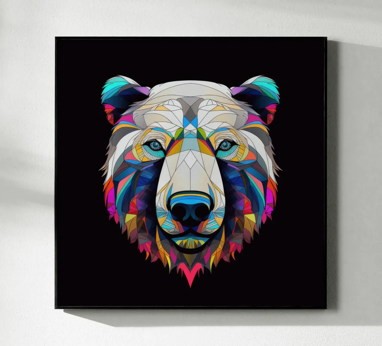 Orso polare tatoo plexiglass da Animal Portraits