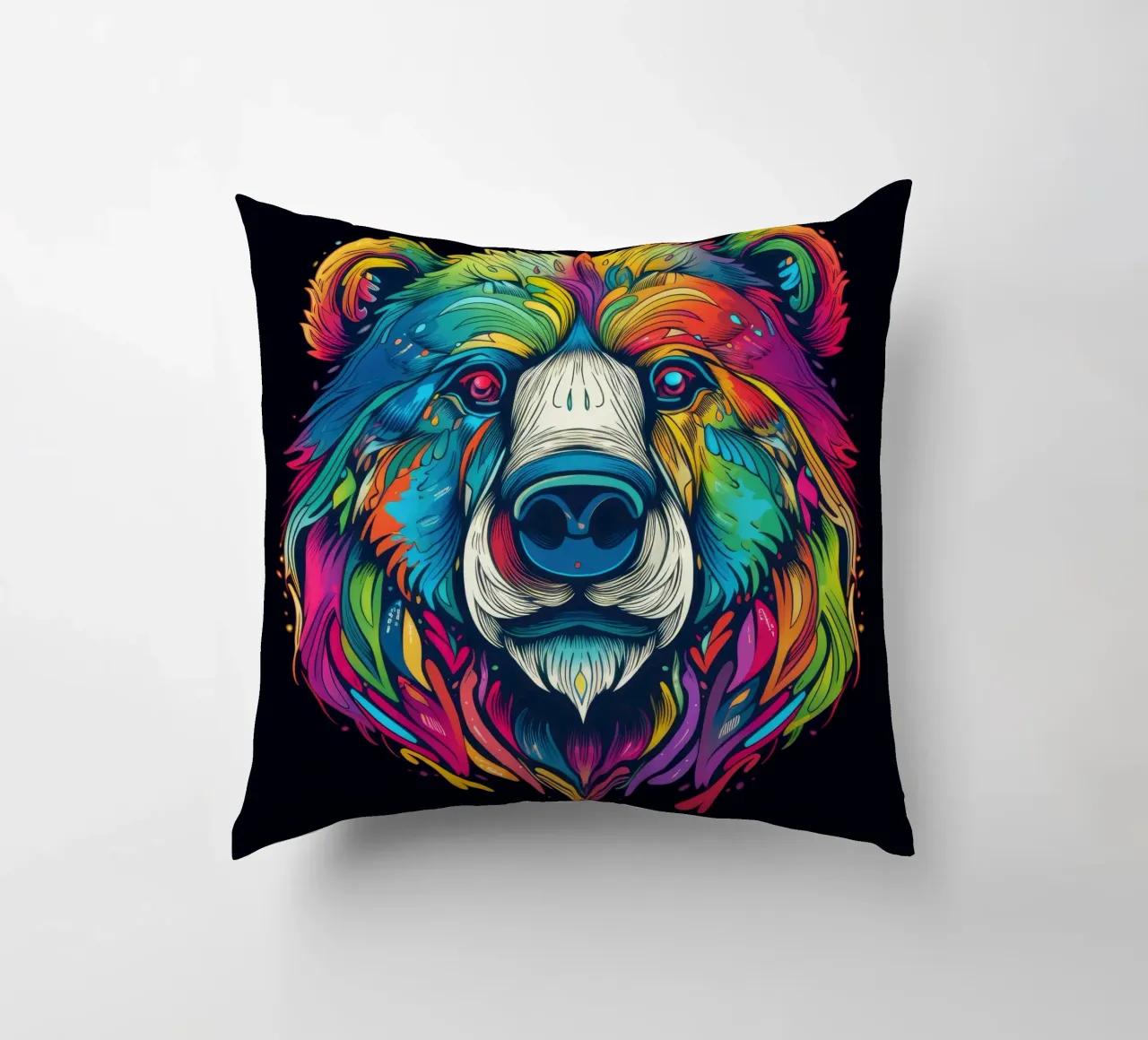 Orso polare tatoo cuscino da Animal Portraits