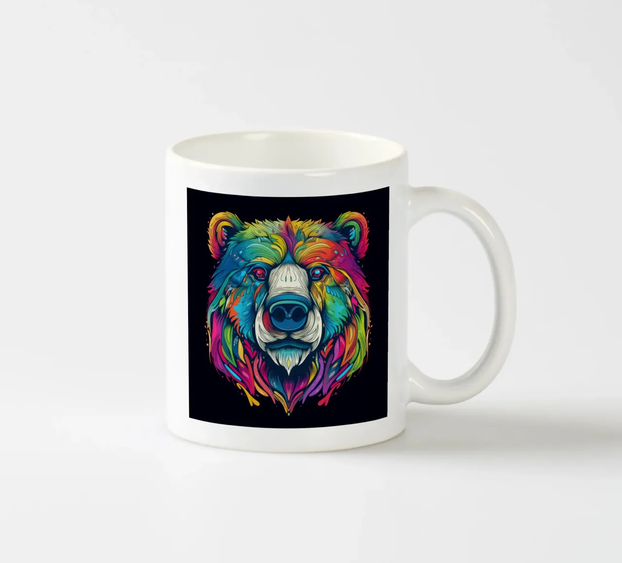 Orso polare tatoo tazza in ceramica da Animal Portraits