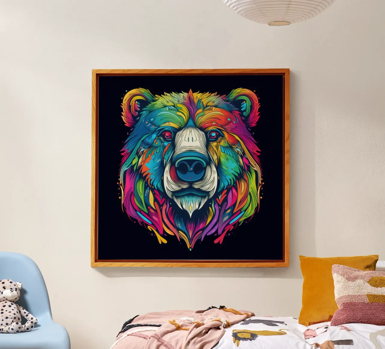 Orso polare tatoo plexiglass da Animal Portraits