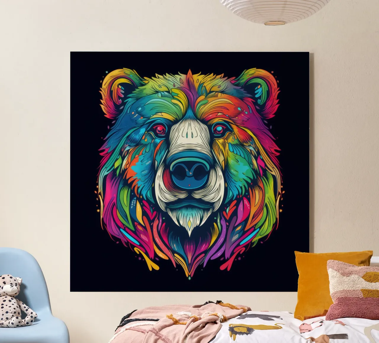 Orso polare tatoo plexiglass da Animal Portraits