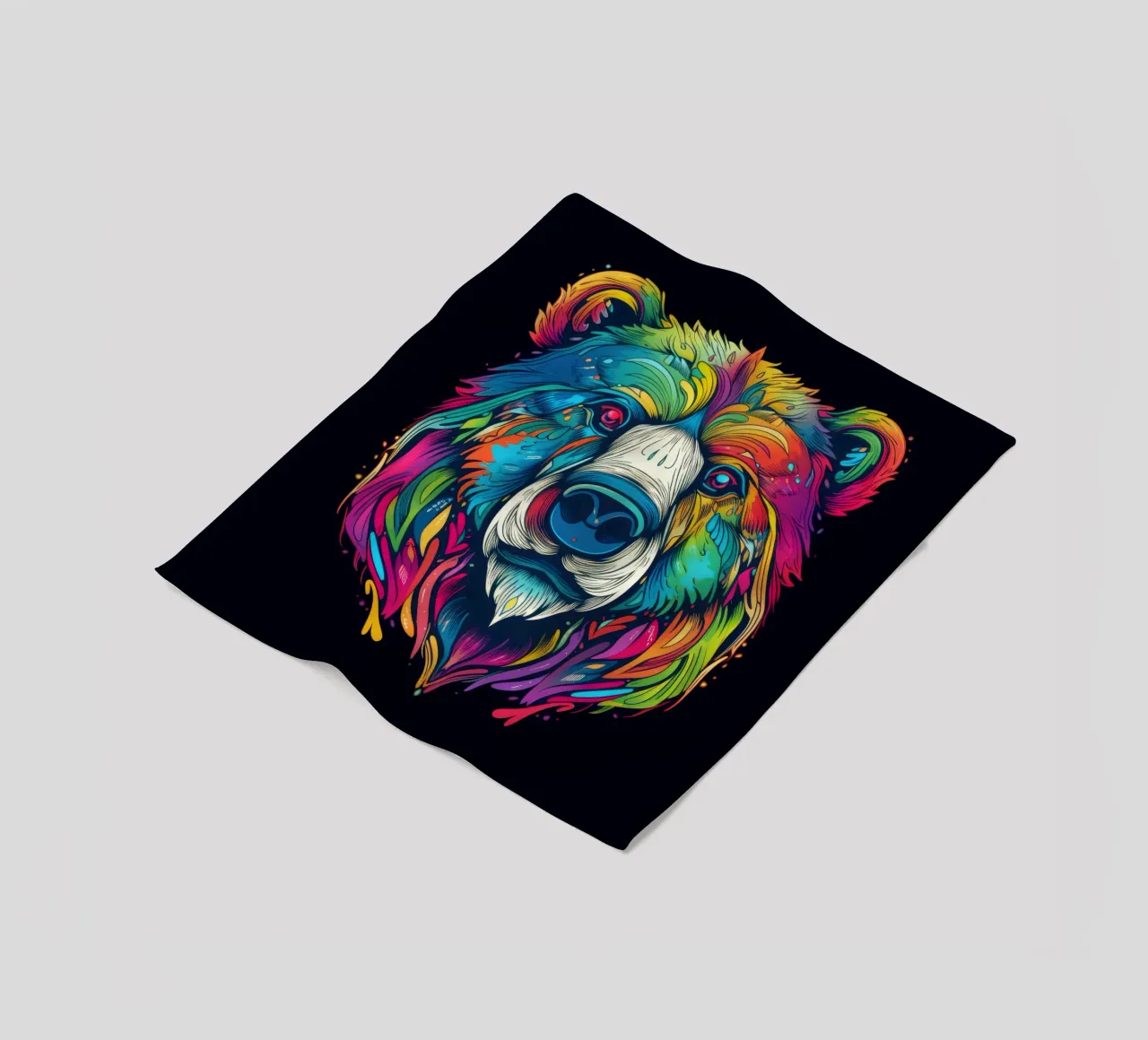 Orso polare tatoo coperta in pile da Animal Portraits