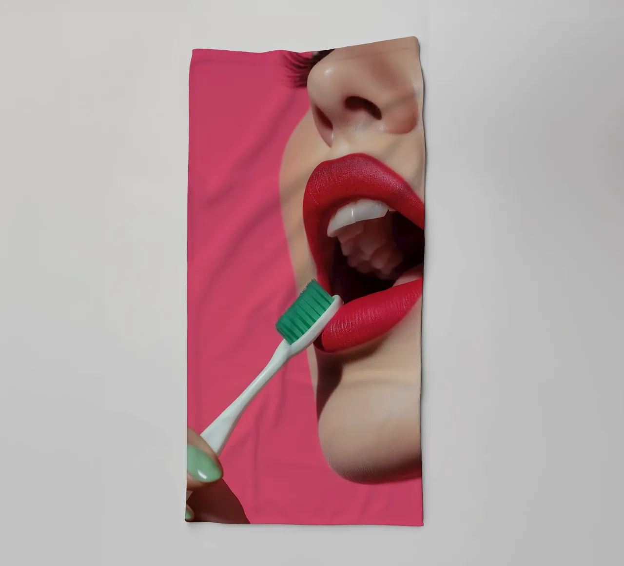 Dentist series - a toothbrush asciugamano da bagno da Synthaira