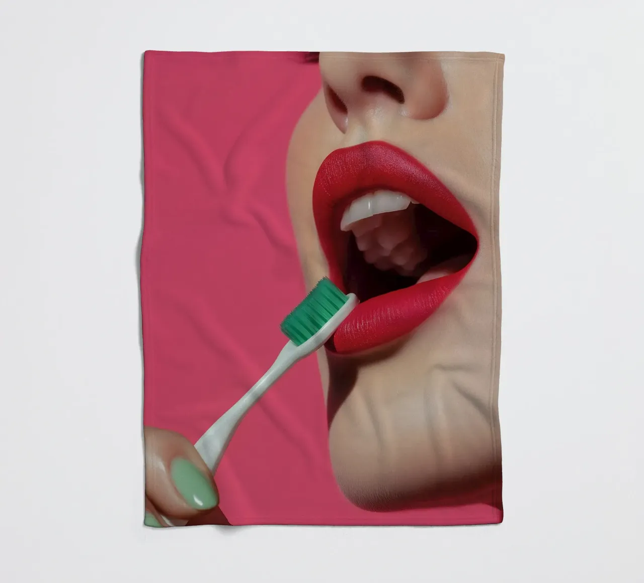 Dentist series - a toothbrush coperta in pile da Synthaira
