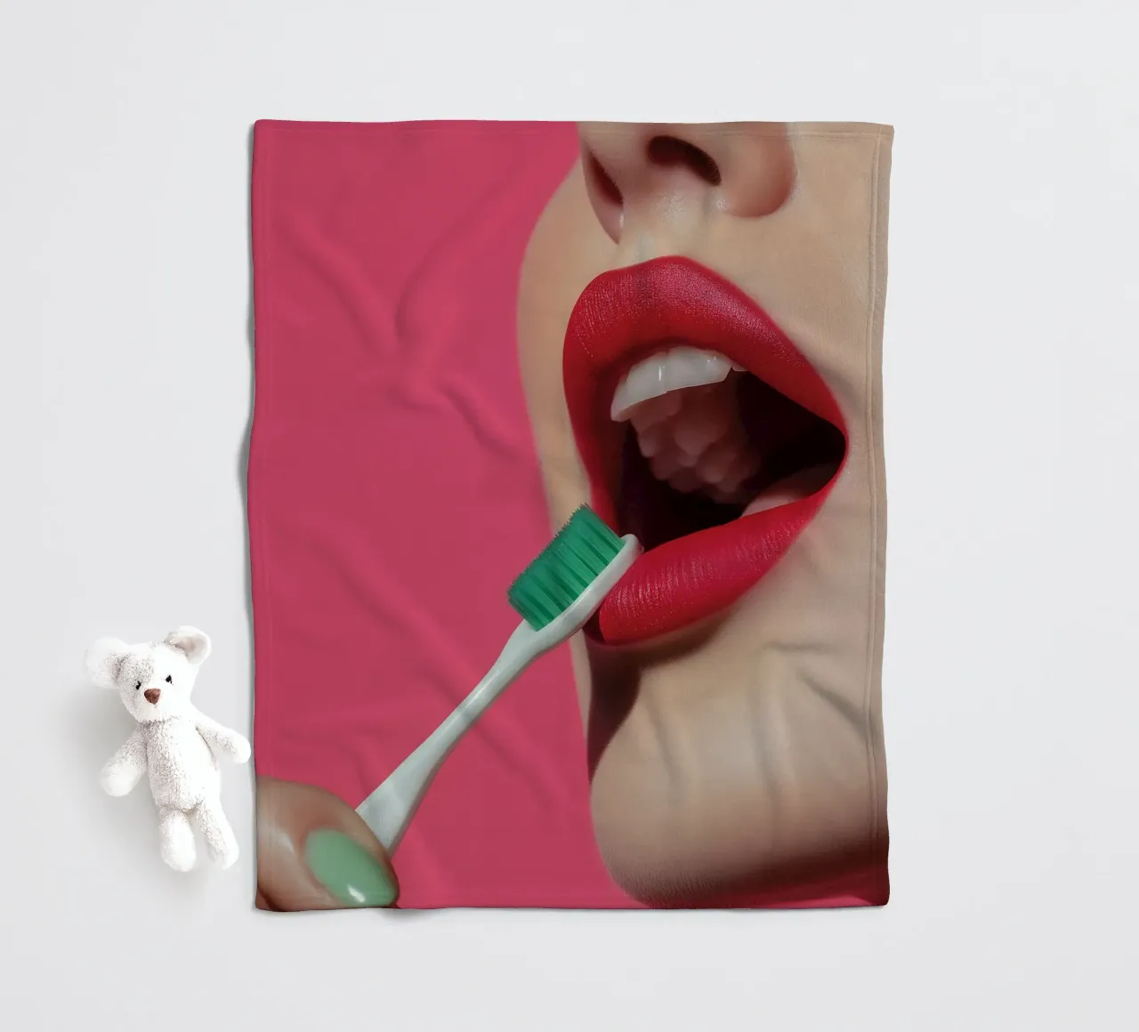 Dentist series - a toothbrush coperta in pile da Synthaira