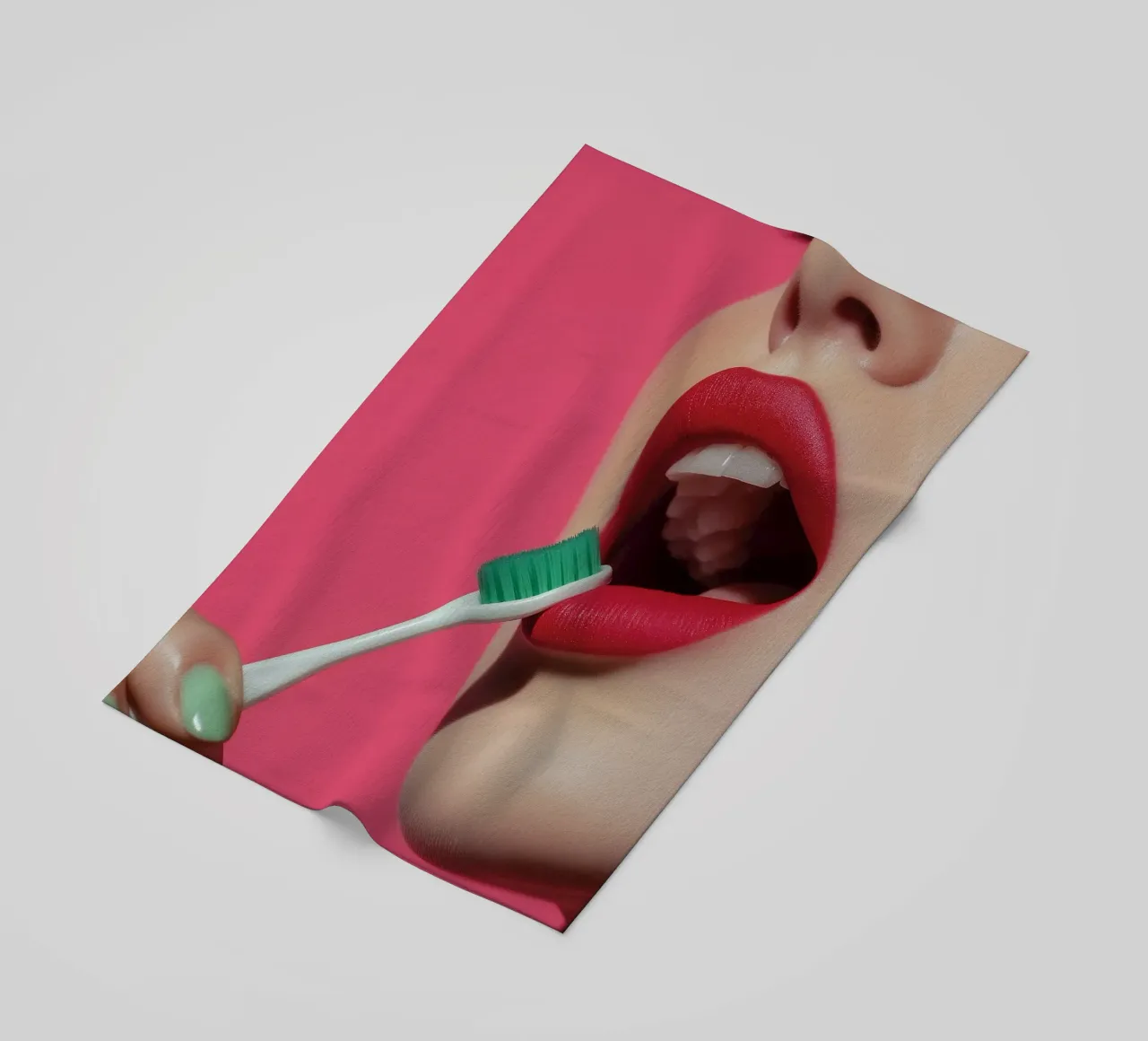 Dentist series - a toothbrush telo mare da Synthaira