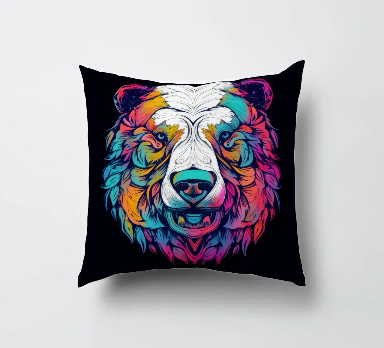 Orso polare tatoo cuscino da Animal Portraits