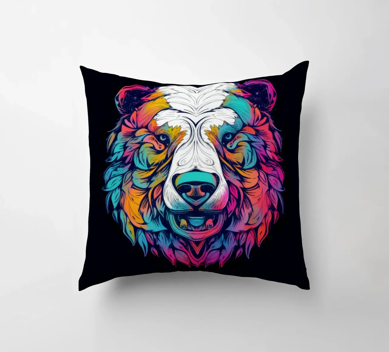 Orso polare tatoo cuscino da Animal Portraits