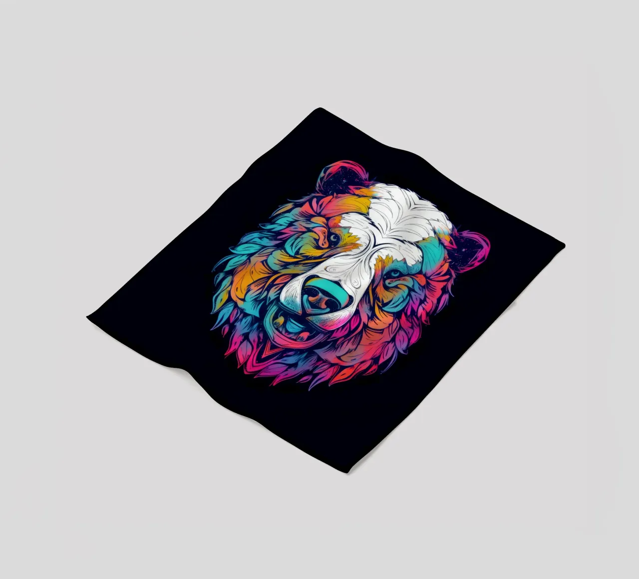 Orso polare tatoo coperta in pile da Animal Portraits
