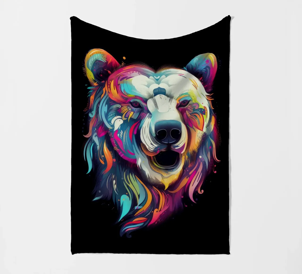 Orso polare tatoo coperta in pile da Animal Portraits
