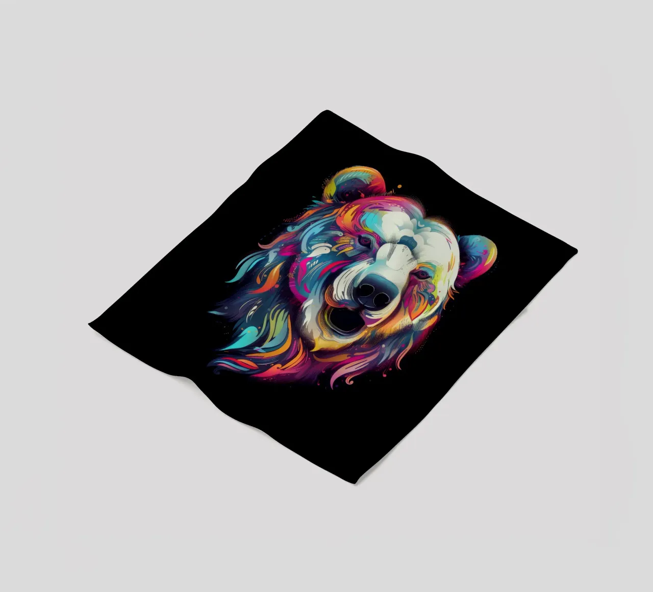 Orso polare tatoo coperta in pile da Animal Portraits