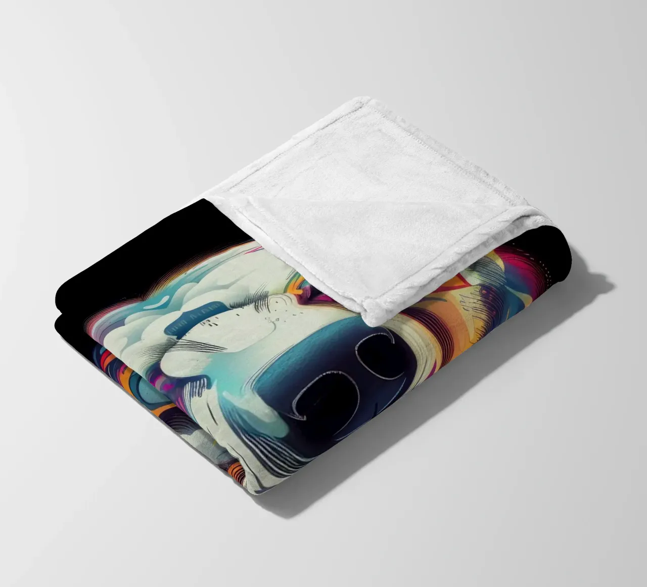 Orso polare tatoo coperta in pile da Animal Portraits
