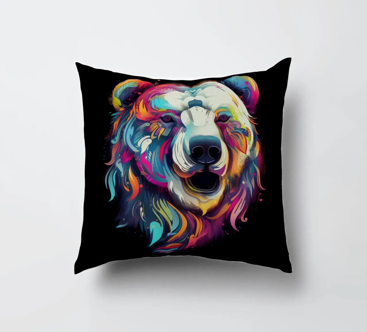Orso polare tatoo cuscino da Animal Portraits