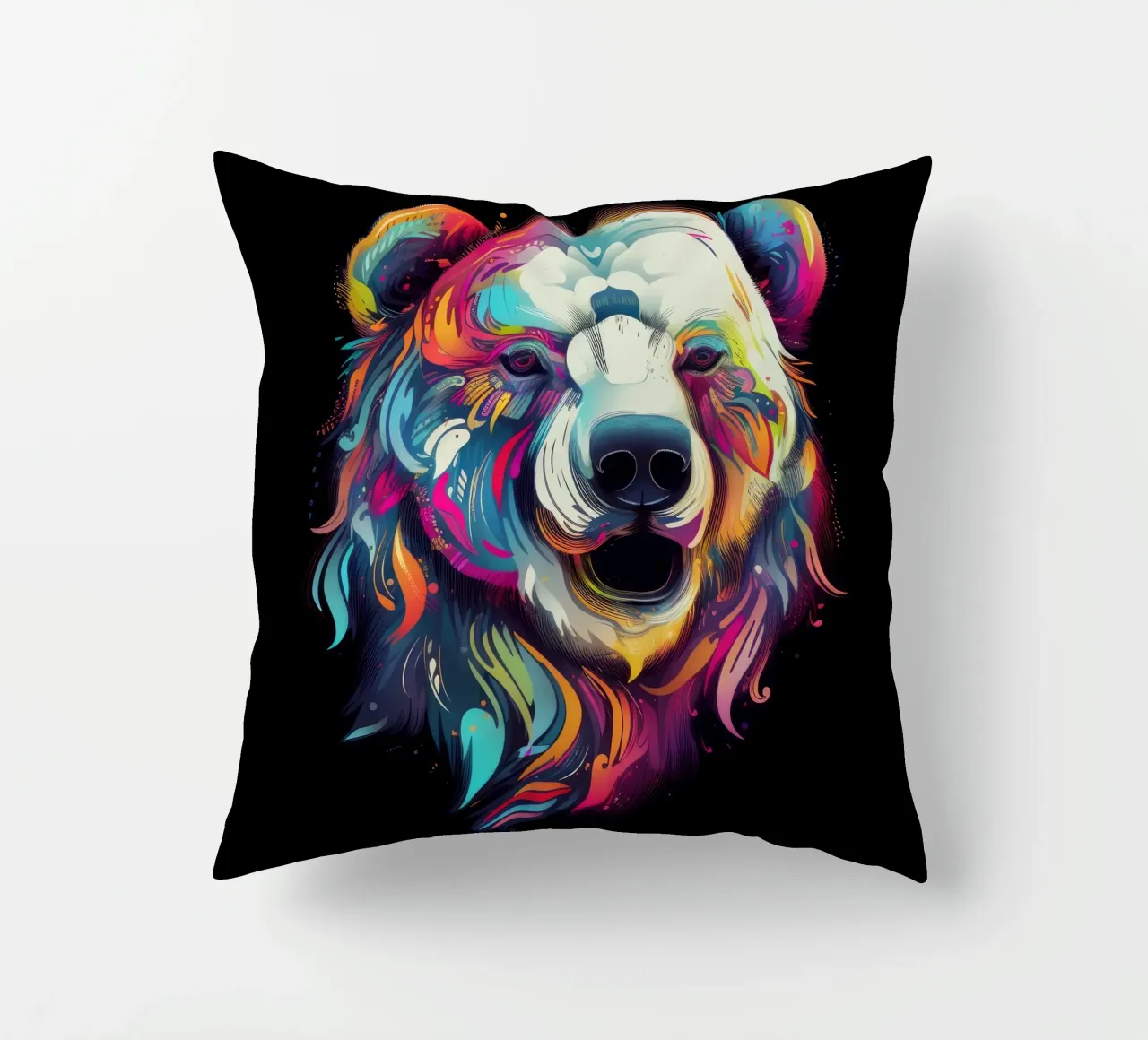 Orso polare tatoo cuscino da Animal Portraits