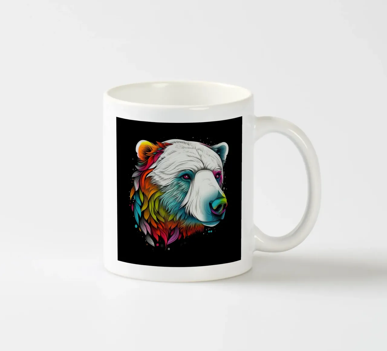 Orso polare tatoo tazza in ceramica da Animal Portraits