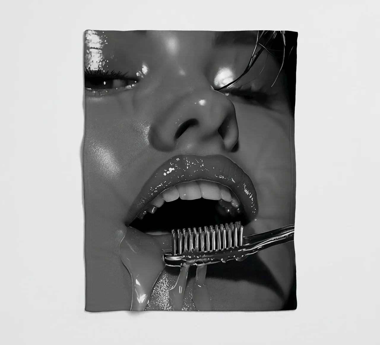 Dentist series - a toothbrush coperta in pile da Synthaira