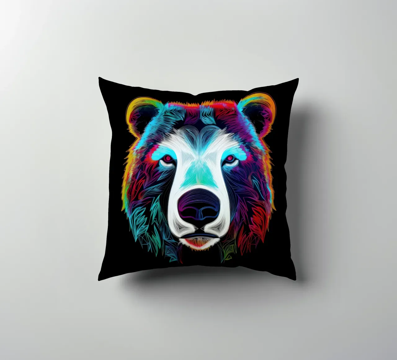 Orso polare tatoo cuscino da Animal Portraits