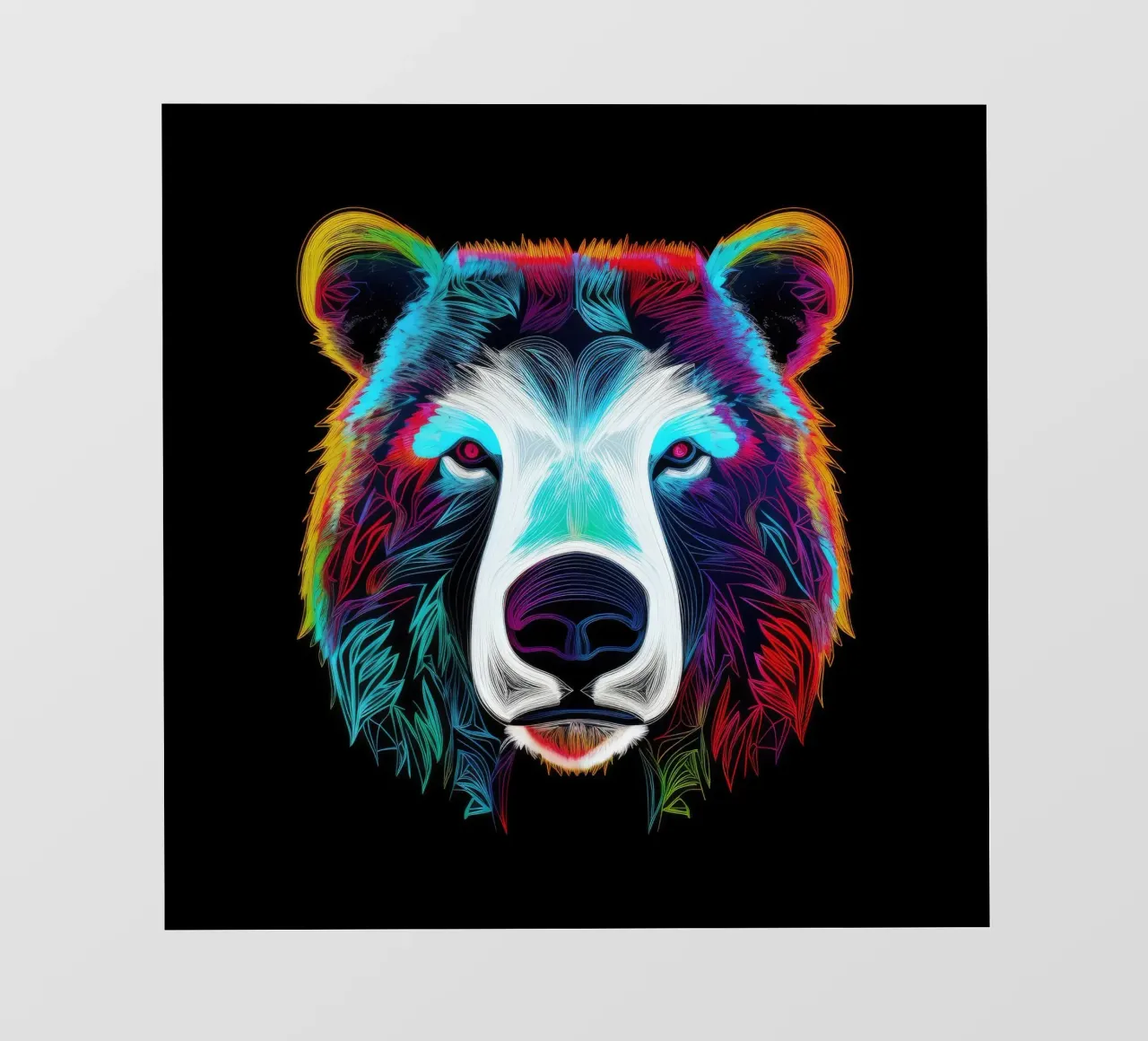 Orso polare tatoo pellicola backlit da Animal Portraits