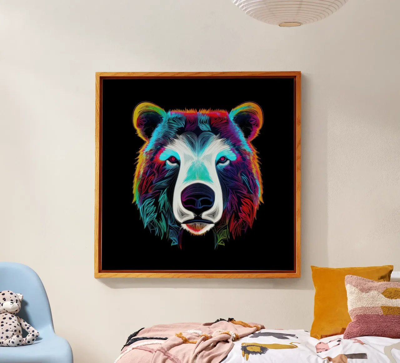 Orso polare tatoo plexiglass da Animal Portraits