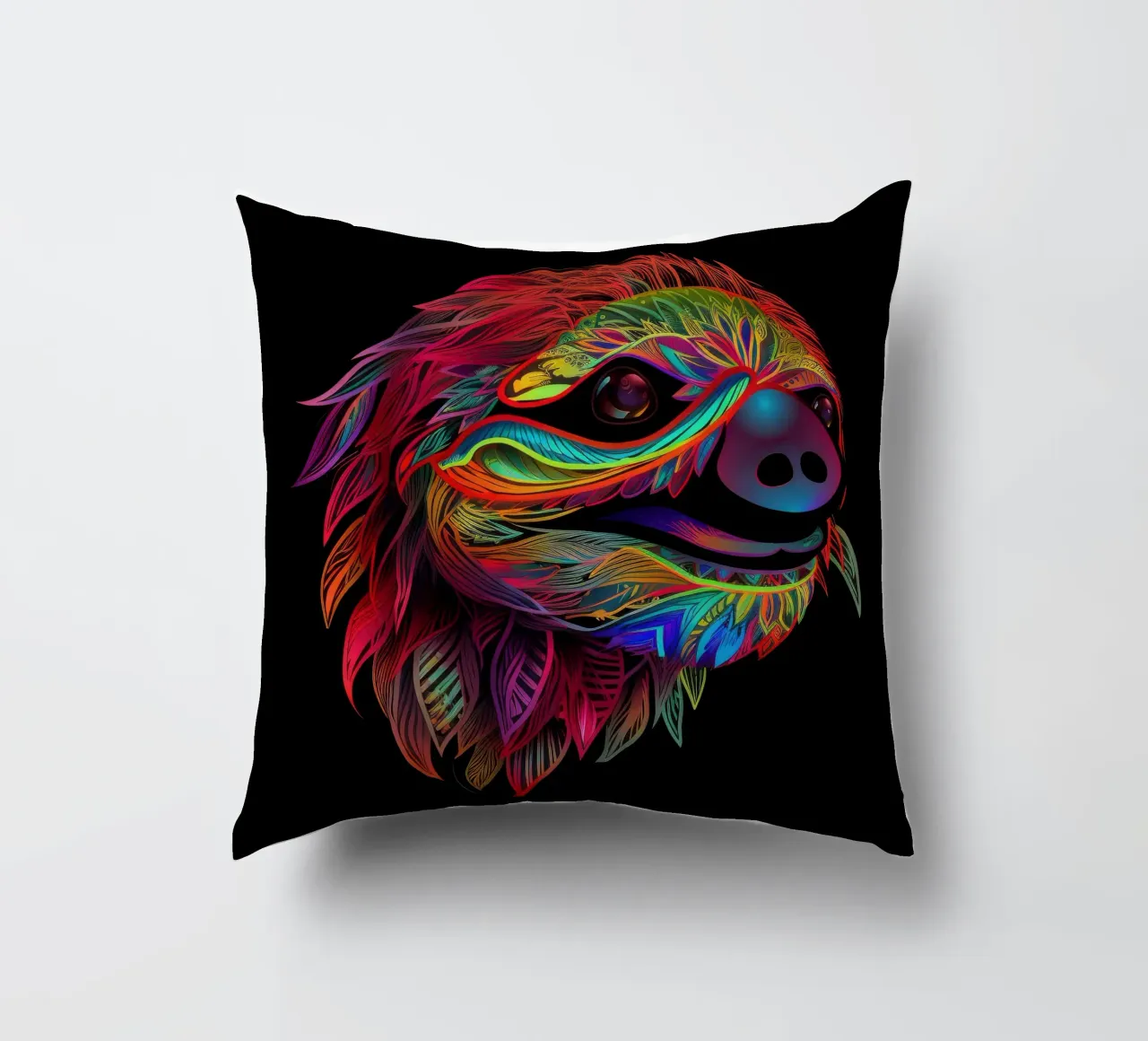 Bradipo Tatoo cuscino da Animal Portraits