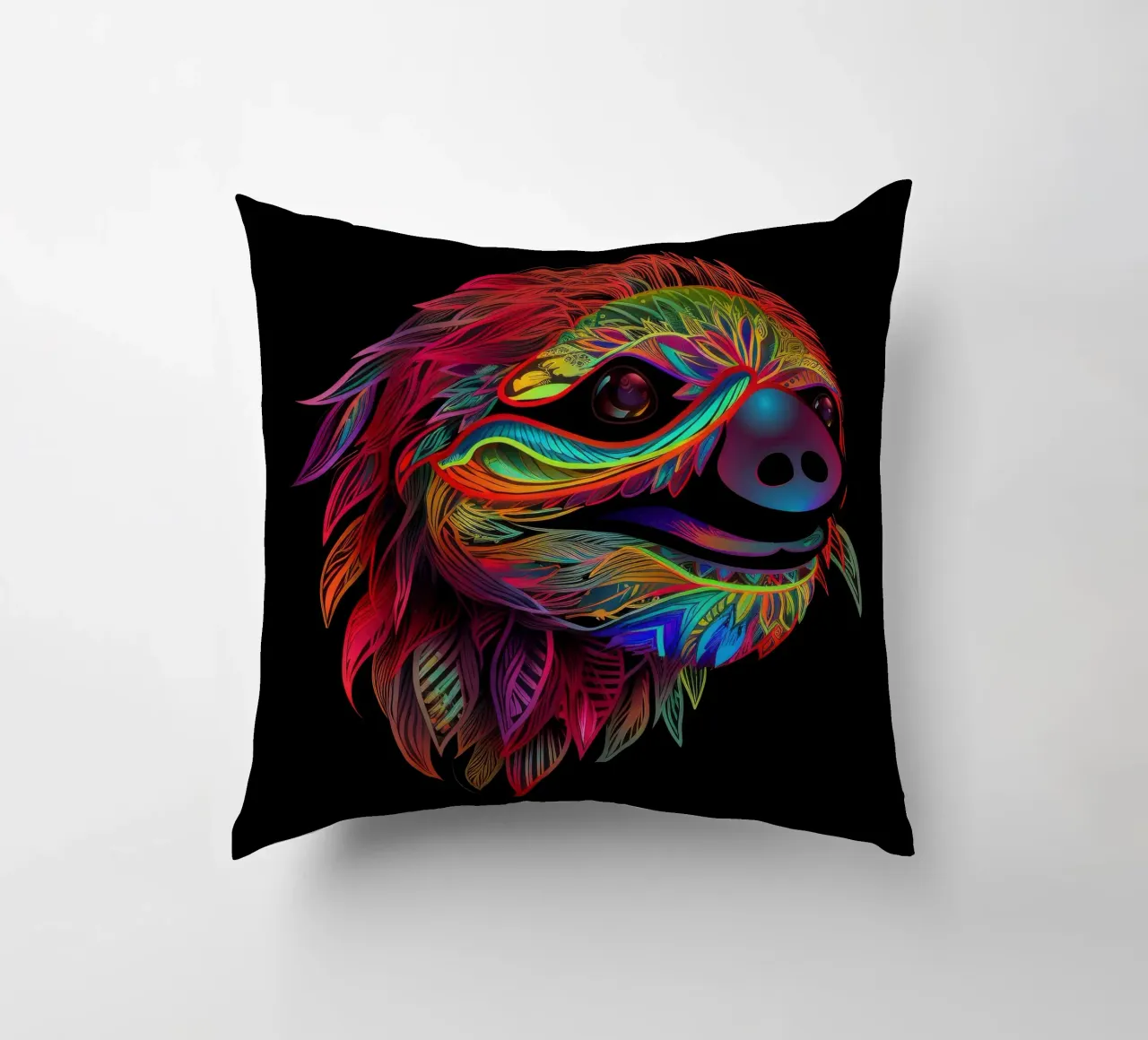 Bradipo Tatoo cuscino da Animal Portraits
