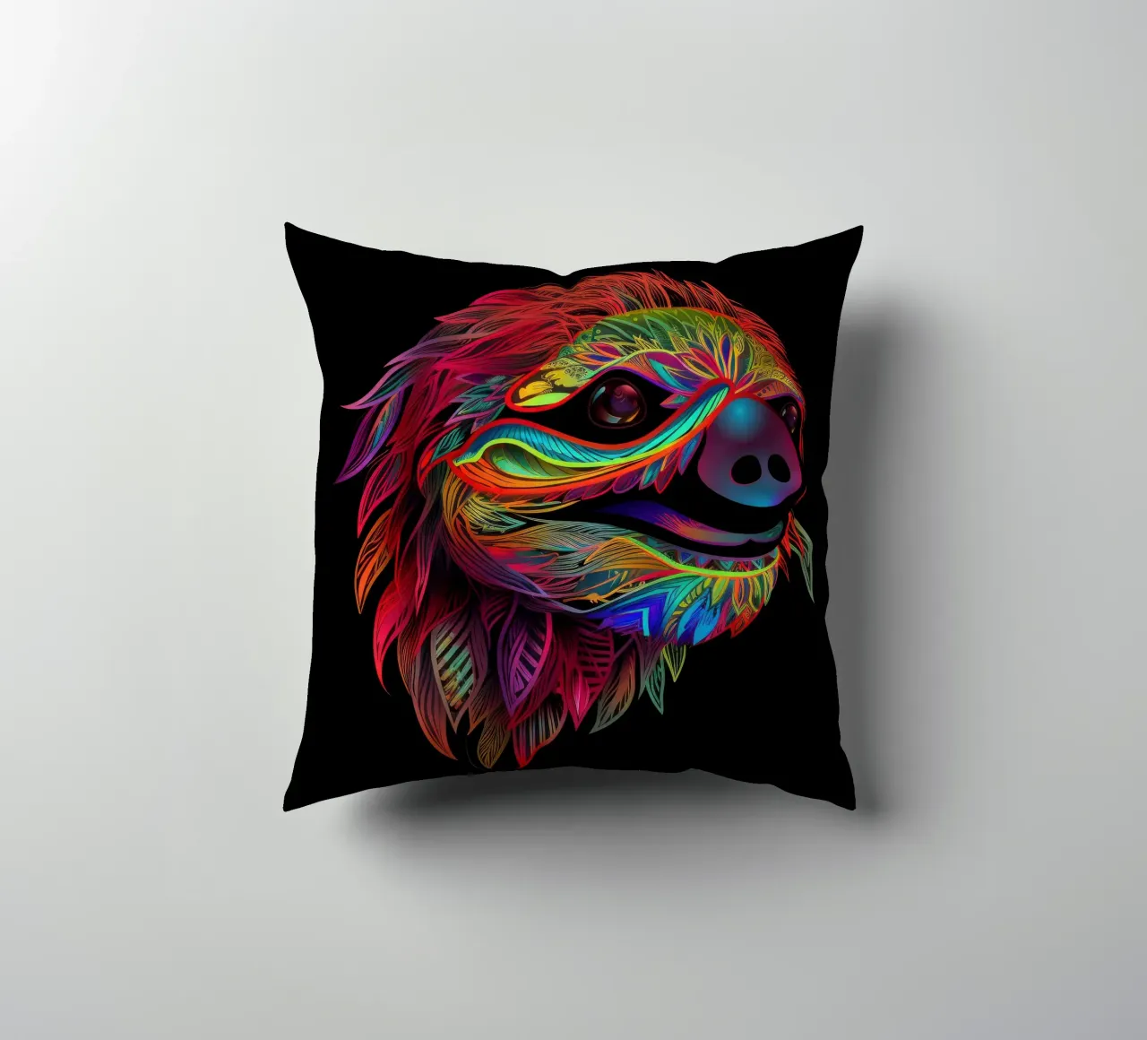 Bradipo Tatoo cuscino da Animal Portraits