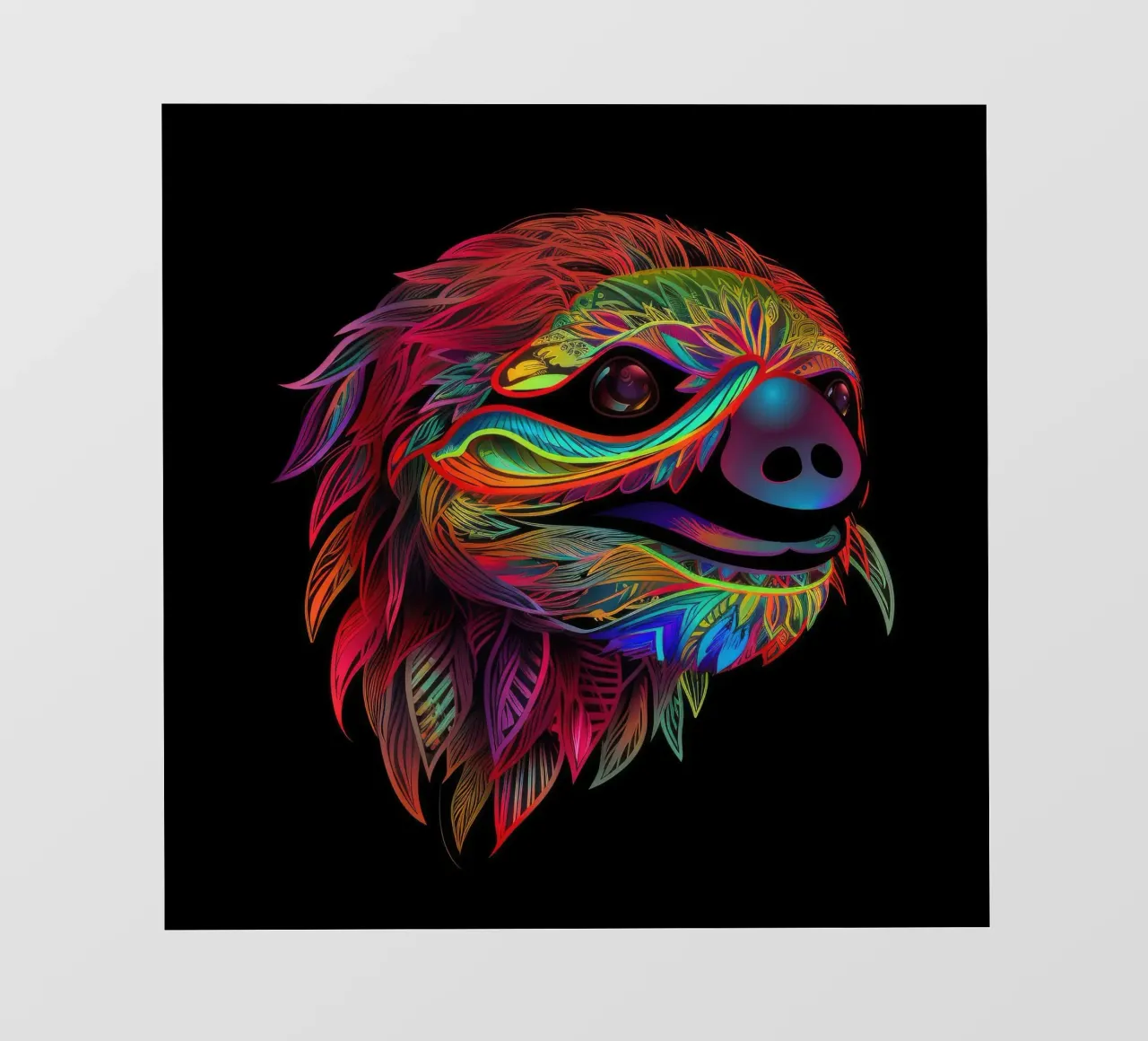 Bradipo Tatoo telo in pvc da Animal Portraits